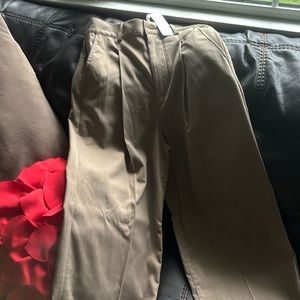 NWT Urban outfitters tan pant with elastic back waistband size medium